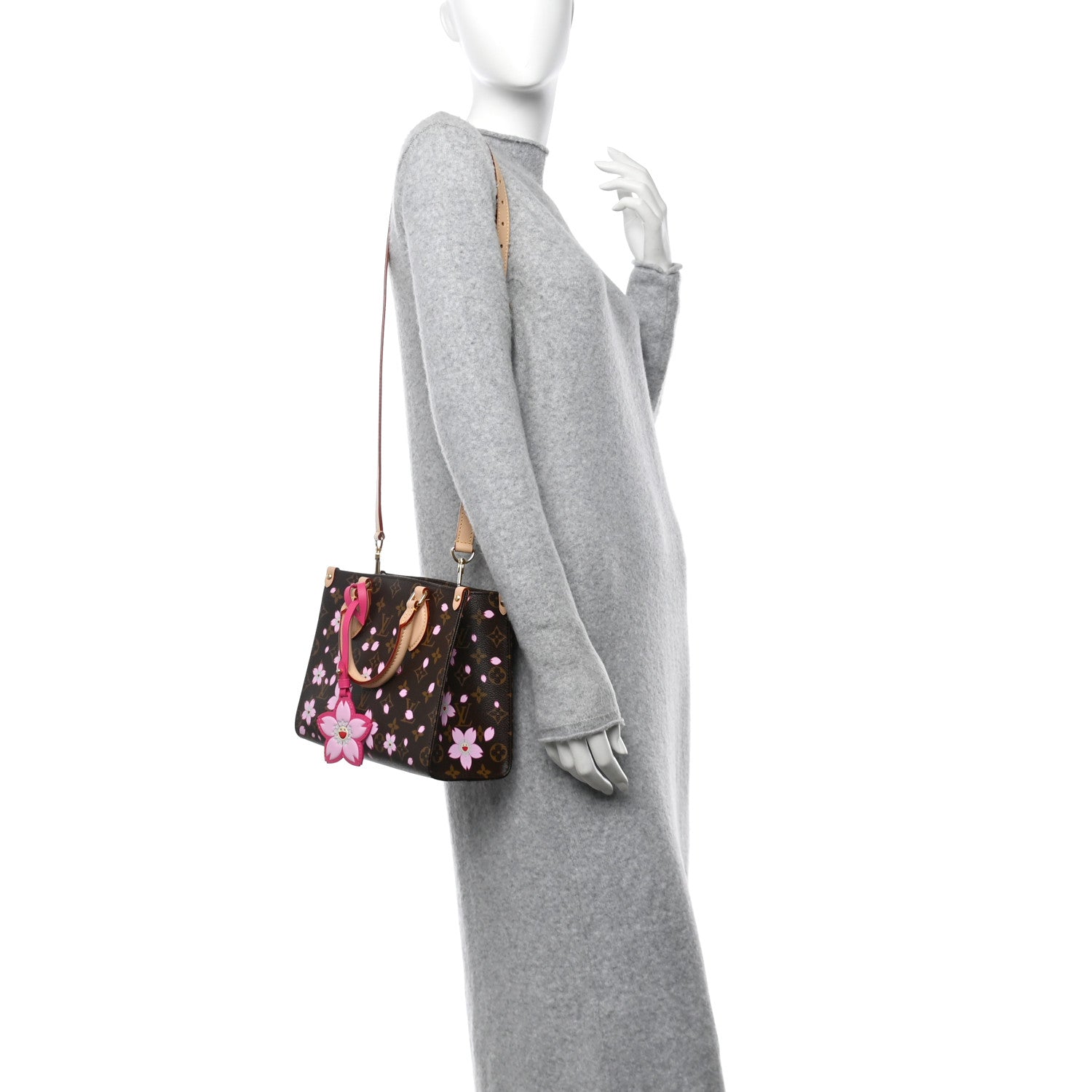Louis Vuitton LV X TM Monogram Cherry Blossom Onthego PM Sakura Brown 2 of 9