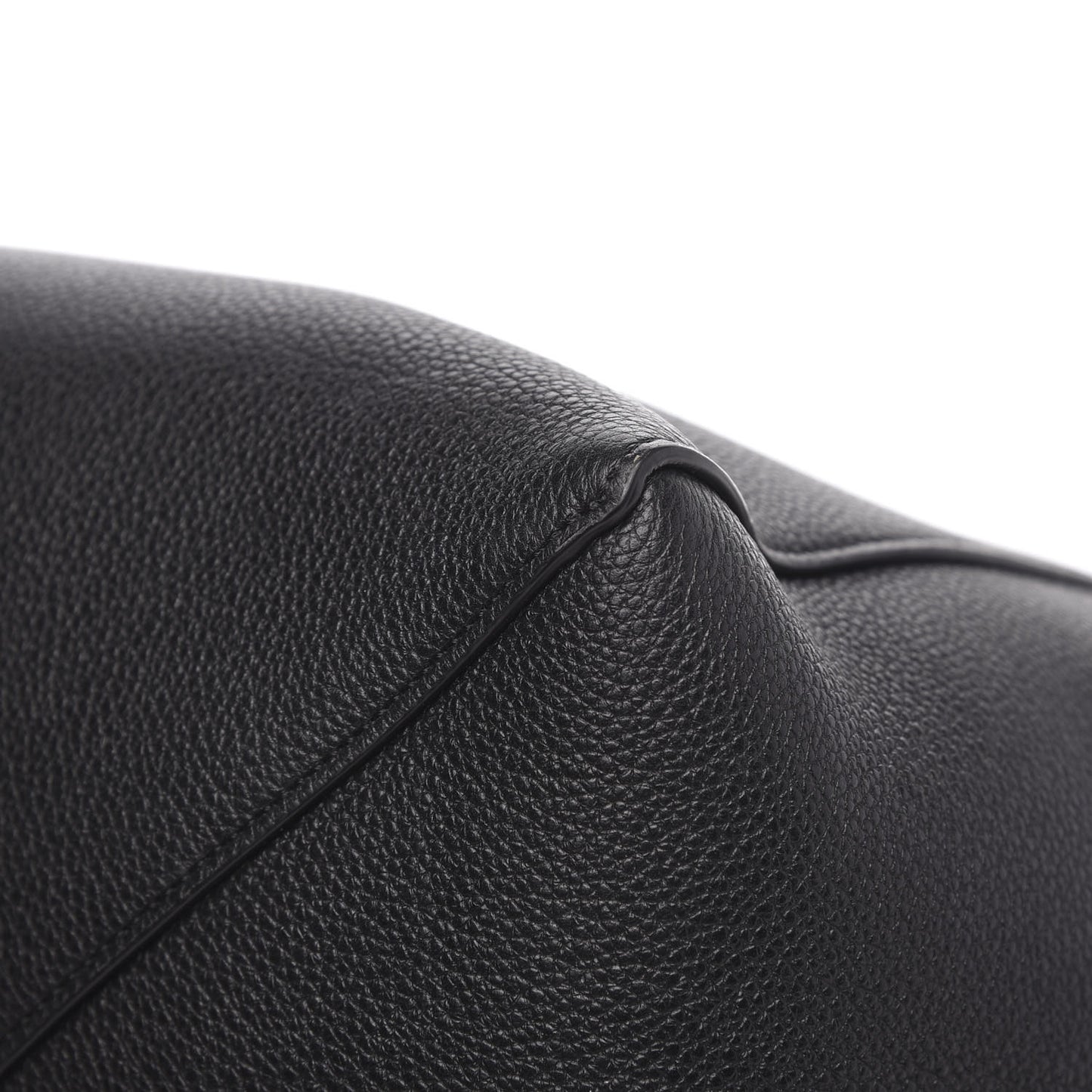 Soft Grained Calfskin Small Belt Cabas Phantom Black