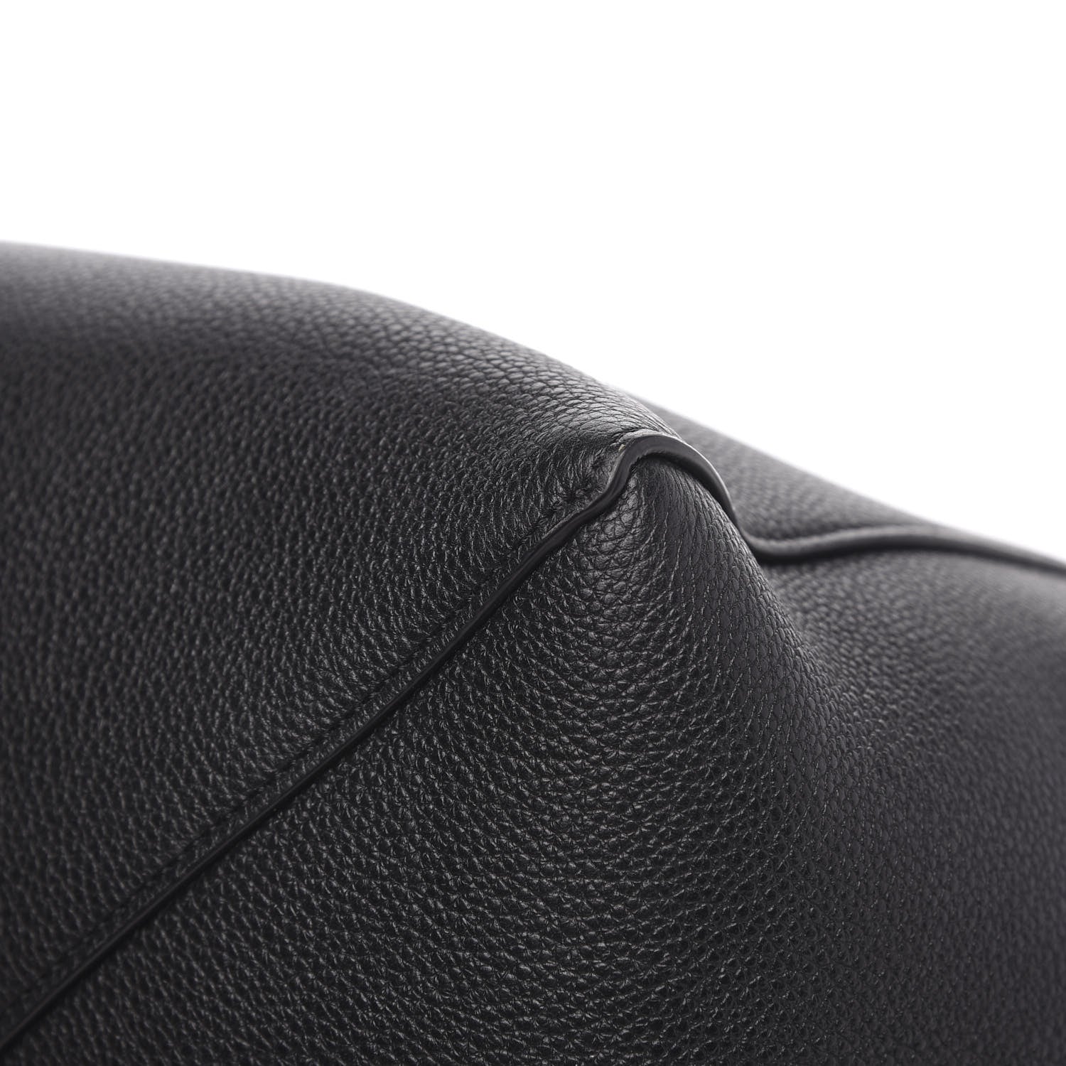 Celine Soft Grained Calfskin Small Belt Cabas Phantom Black 10 of 12