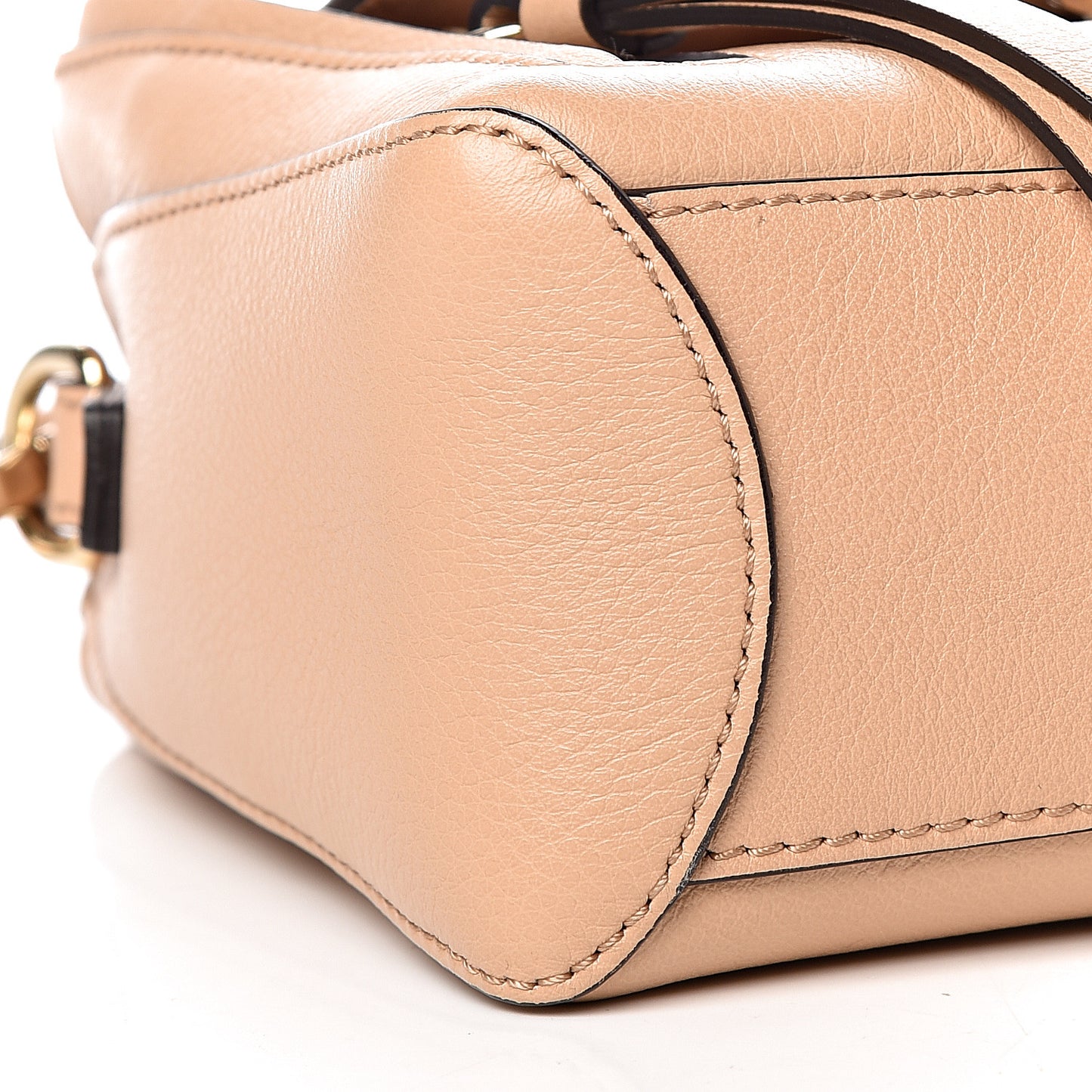 Calfskin Mini Faye Day Shoulder Bag Blush Nude