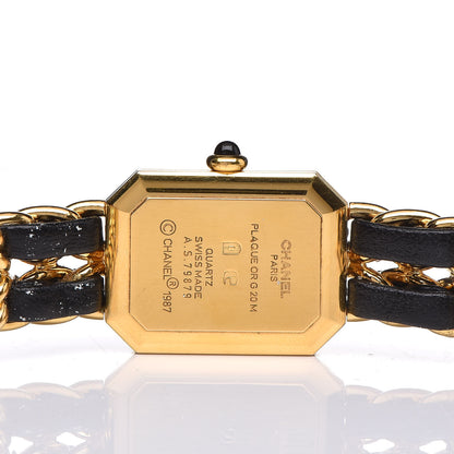 Chanel Stainless Steel Lambskin 20mm Chain Premiere Quartz Watch Gold L 5 of 6