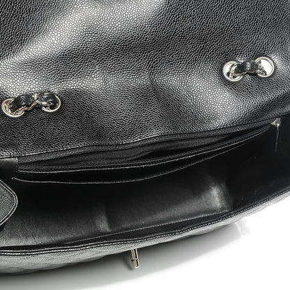 Chanel Caviar Jumbo Single Flap Black 8 of 8