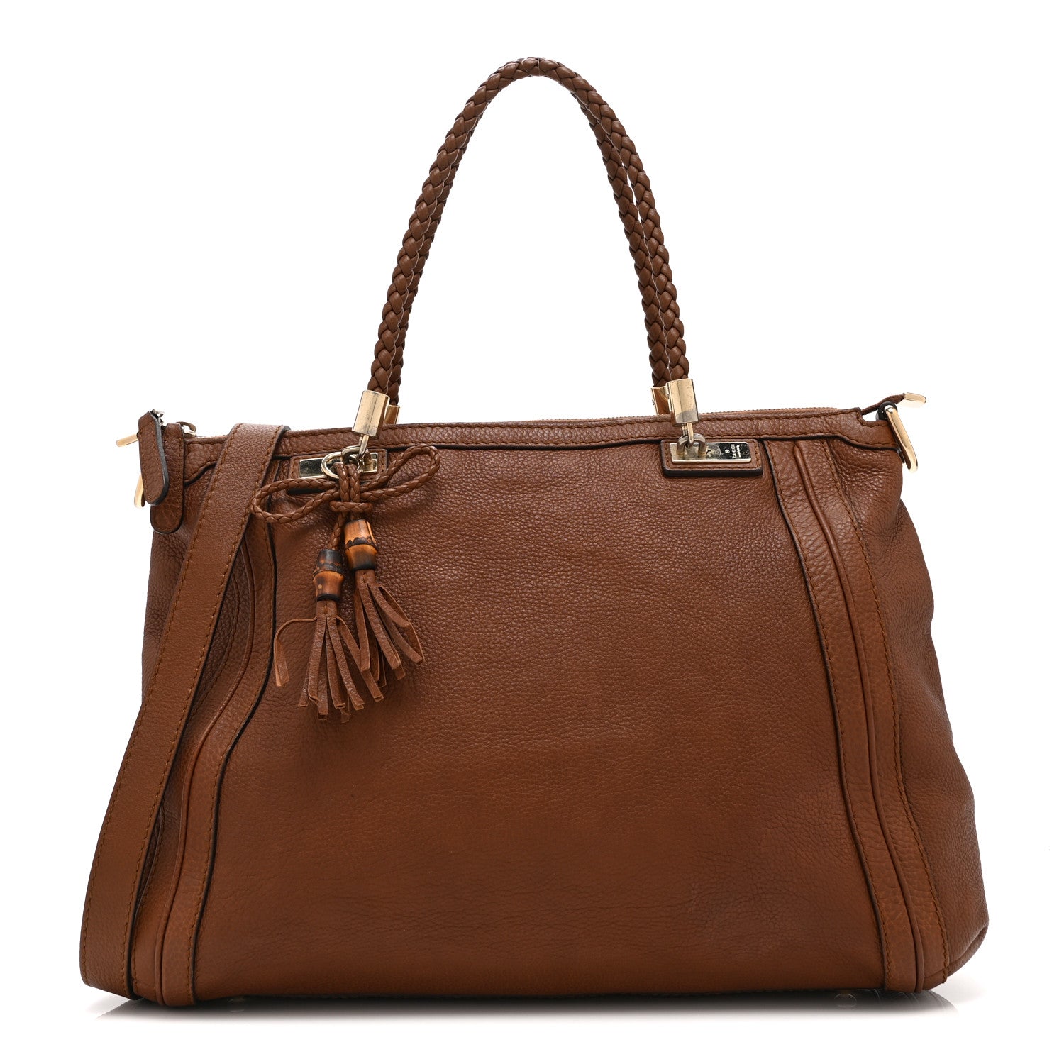 Gucci Cellarius Calfskin Large Bella Top Handle Bag Cuir 1 of 12
