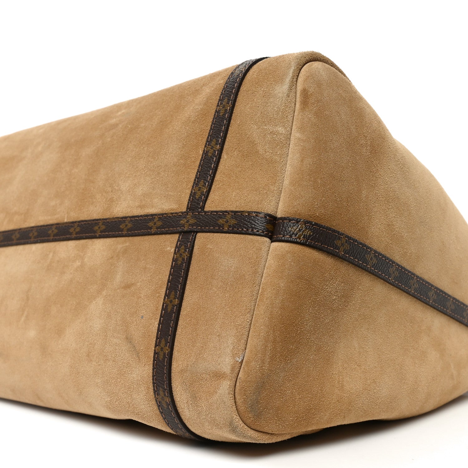 Louis Vuitton Suede Monogram Express MM Hazelnut 8 of 8