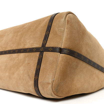 Louis Vuitton Suede Monogram Express MM Hazelnut 8 of 8