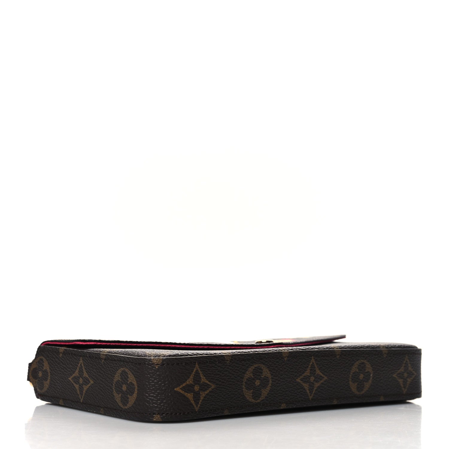 Louis Vuitton Monogram LV Love Lock Pochette Felicie Chain Wallet 5 of 14