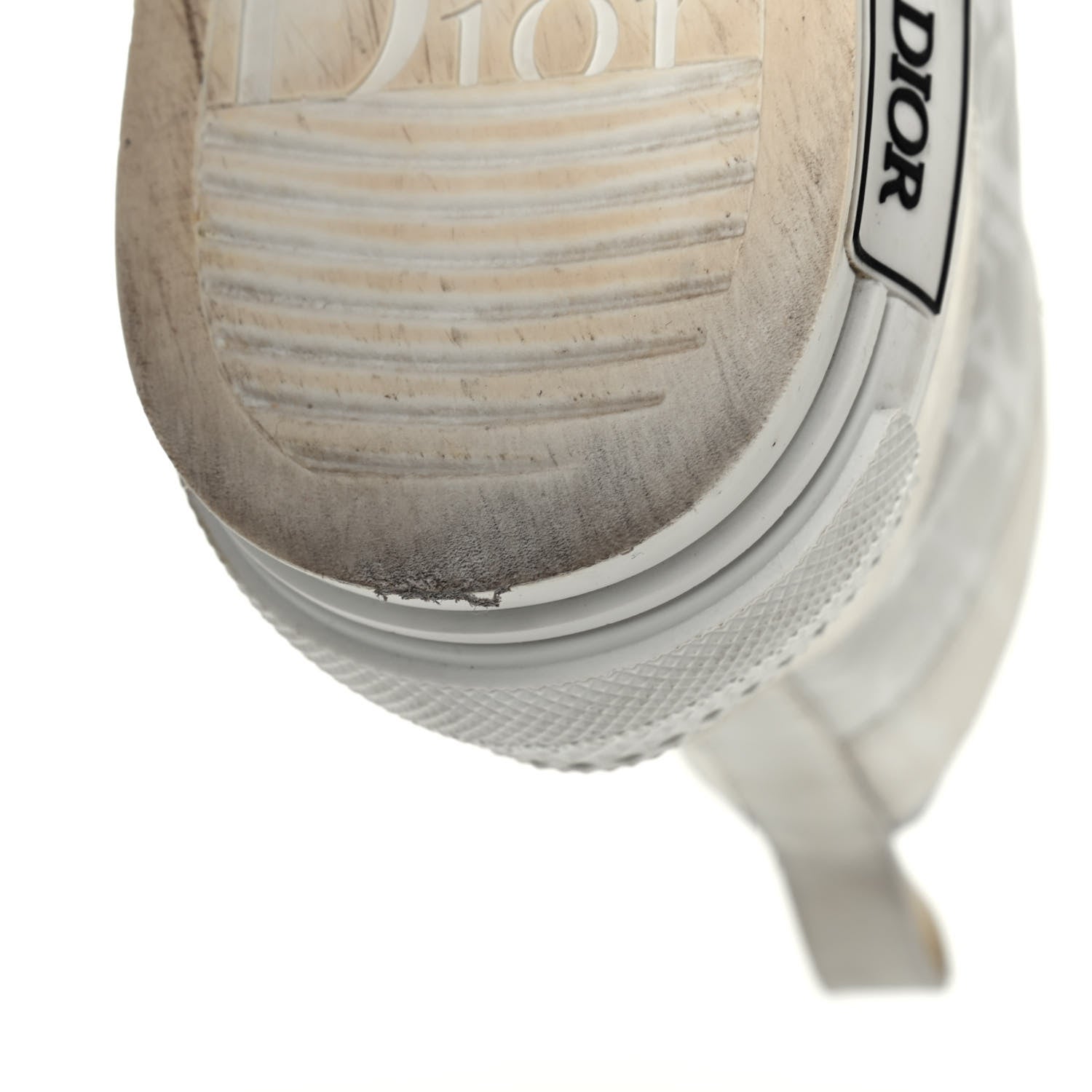 Christian Dior Technical Canvas Oblique Mens B23 High Top Sneakers 41 White 17 of 18