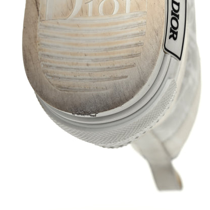 Christian Dior Technical Canvas Oblique Mens B23 High Top Sneakers 41 White 17 of 18