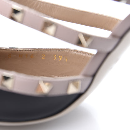 Valentino Garavani Nappa Rockstud 90mm Cage Mules 39.5 Black Poudre 9 of 10