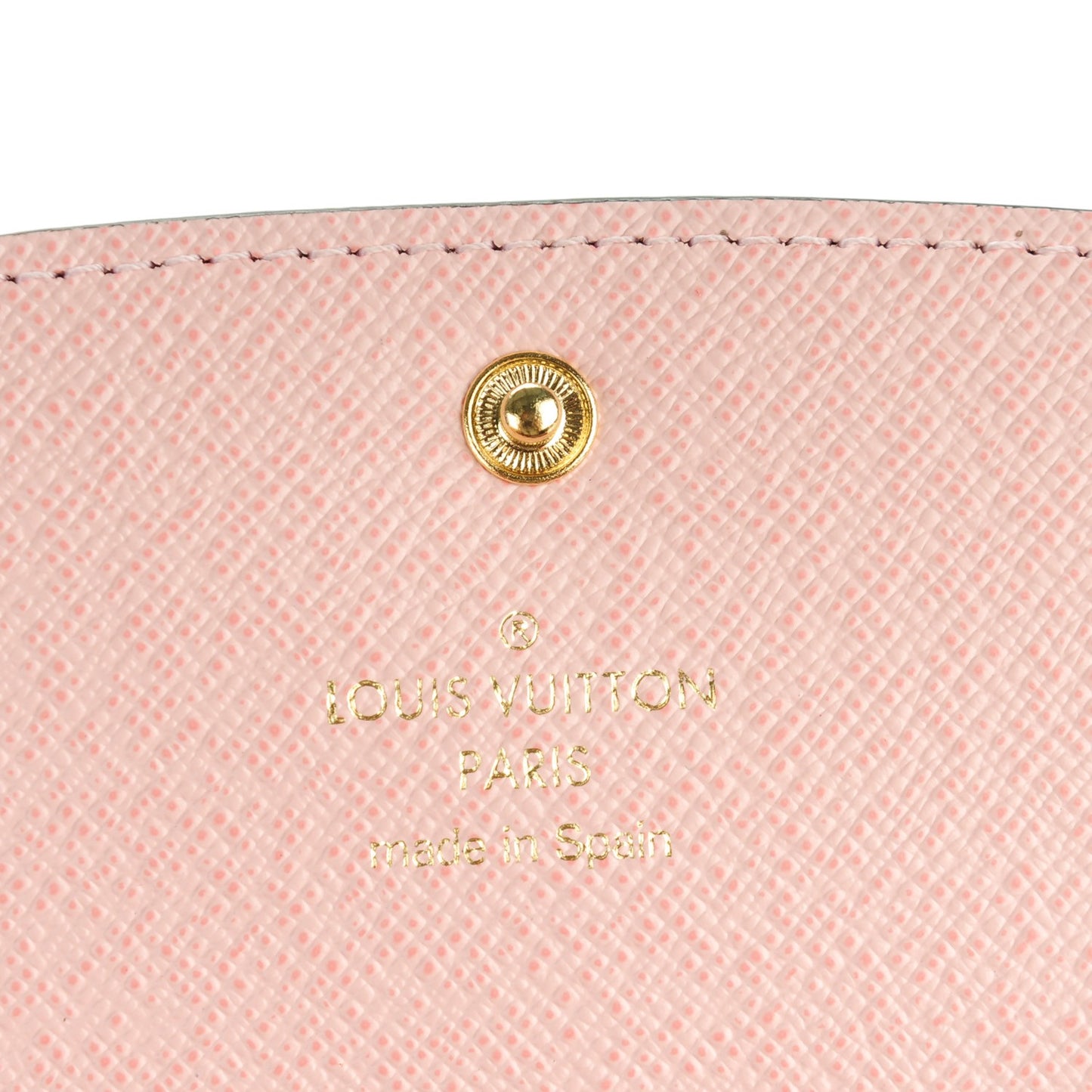Monogram Emilie Wallet Rose Ballerine