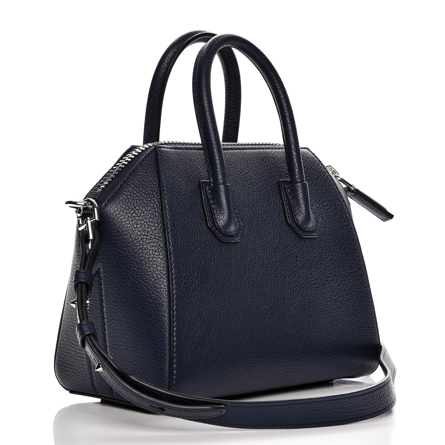 Sugar Goatskin Mini Antigona Night Blue