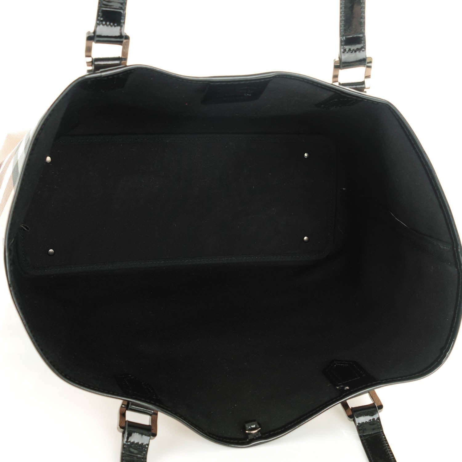Burberry Nova Check Medium Tote Black 7 of 10
