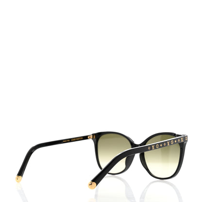 Louis Vuitton Acetate My Monogram Light Cat Eye Sunglasses Z1657E Black 4 of 7