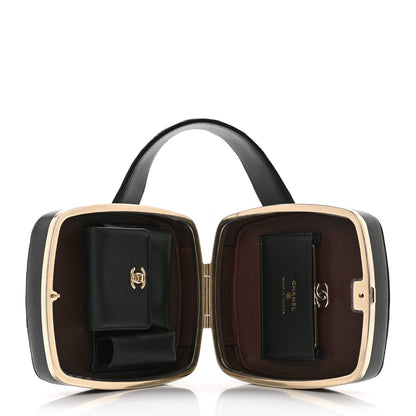 Chanel Lambskin Minaudiere Vanity With Handle Black 6 of 10