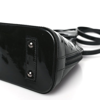 Louis Vuitton Vernis Alma BB Noir Magnetique 8 of 8