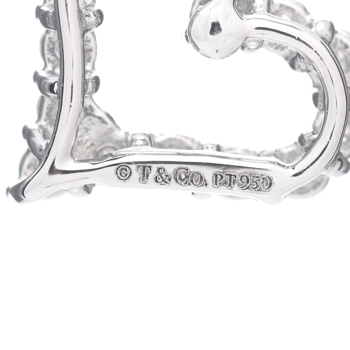Platinum Diamond Mini Heart Charm