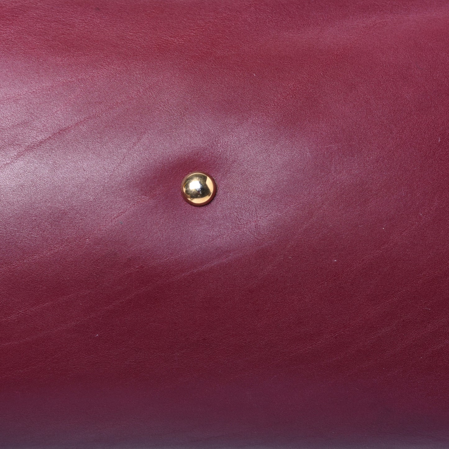 Calfskin Duilio Brogue Top Handle Bag Burgundy