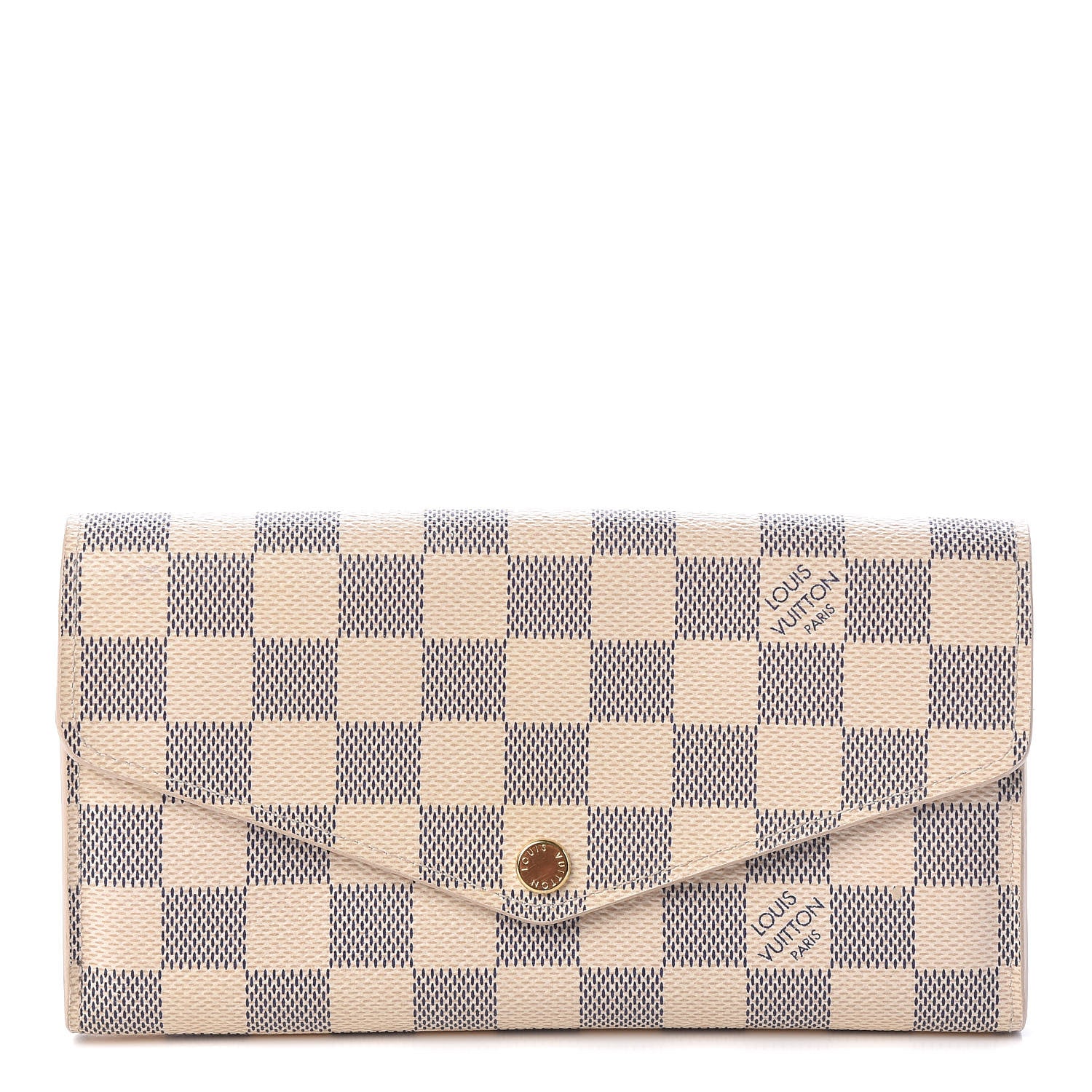 Louis Vuitton Damier Azur Sarah Wallet NM 1 of 6