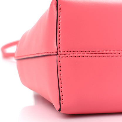Fendi Vitello King Plexiglass Logo Embossed Mini By The Way Top Handle Boston Bag Pink Dalia 8 of 9