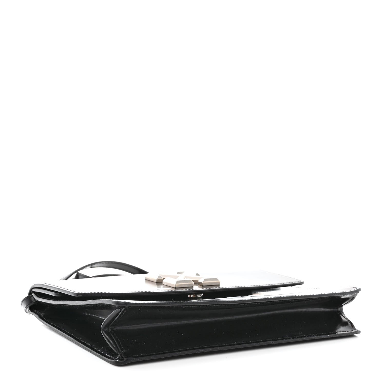 Off-White Calfskin Jitney 1.0 Not For Sale Shoulder Bag Black 4 of 14