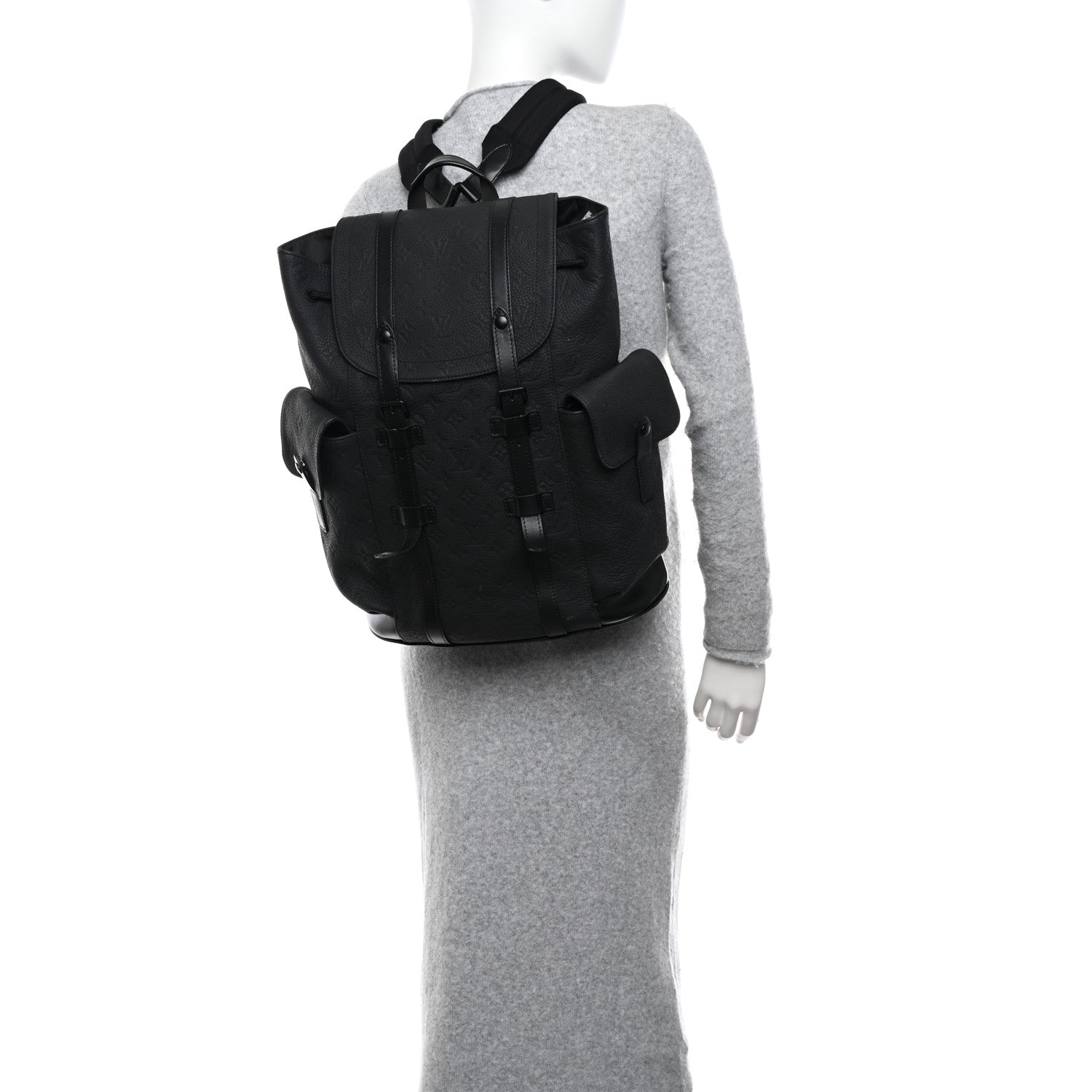 Louis Vuitton Taurillon Monogram Christopher PM Backpack Black 2 of 11