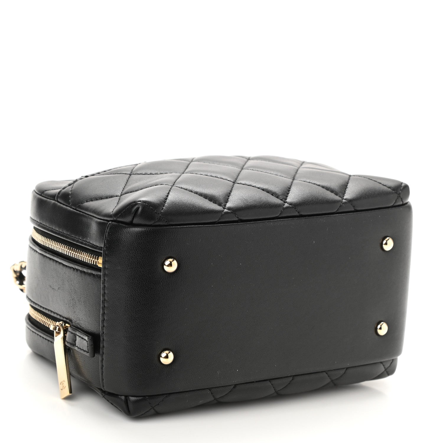 Chanel Lambskin Quilted Small Trendy CC Bowling Bag Black 3 of 10