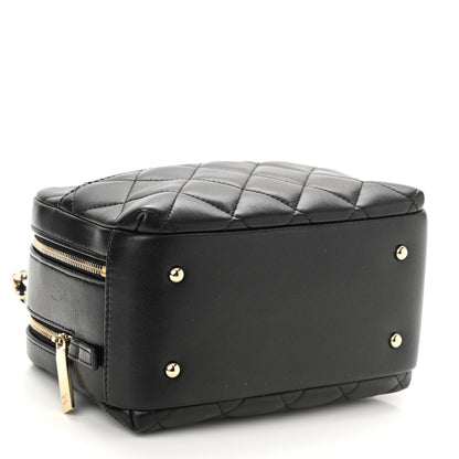 Chanel Lambskin Quilted Small Trendy CC Bowling Bag Black 3 of 10