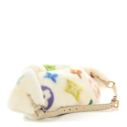 Louis Vuitton LV X TM Mink Ostrich Monogram Bum Bag White Multicolor 3 of 9