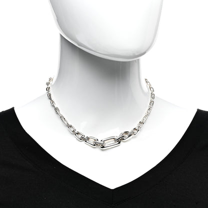David Yurman Sterling Silver Diamond Wellesley Link Toggle Necklace 2 of 4