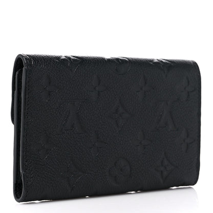 Louis Vuitton Empreinte Compact Curieuse Wallet Black 3 of 9