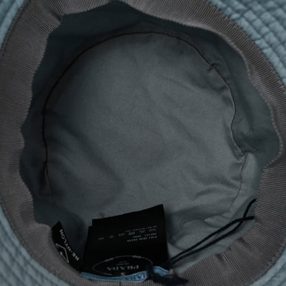 Prada Re-Nylon Metal Triangle Logo Womens Bucket Hat S Astrale 7 of 9
