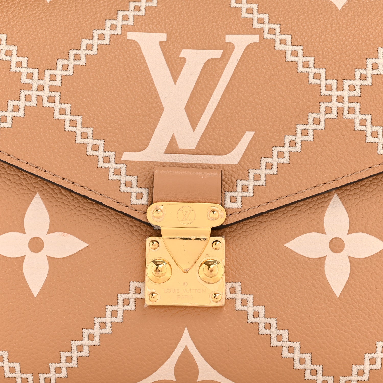 Louis Vuitton Empreinte Monogram Giant Broderies Pochette Metis Arizona 7 of 10