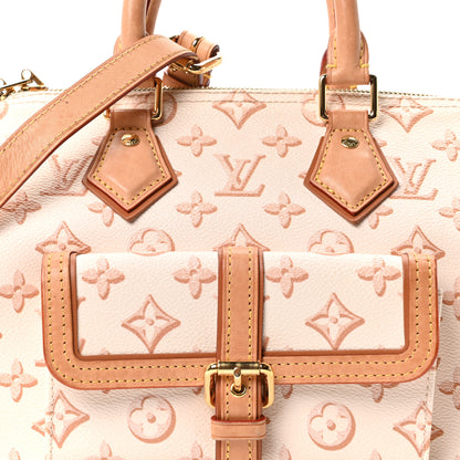 Louis Vuitton Monogram Fall for You Speedy Bandouliere 25 Beige Clair 7 of 9