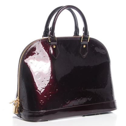 Louis Vuitton Vernis Alma PM Amarante 3 of 8