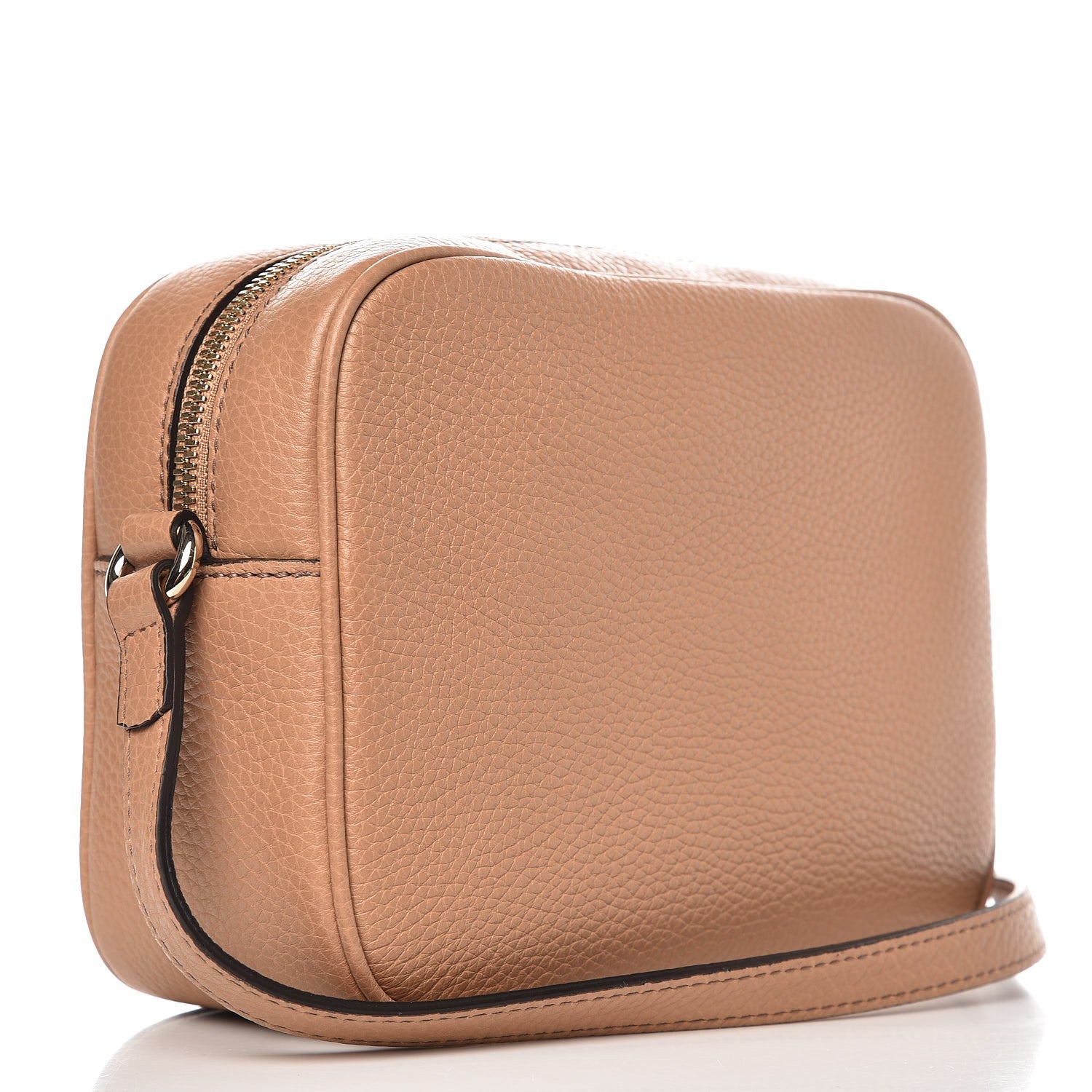 Gucci Pebbled Calfskin Small Soho Disco Bag Camelia 3 of 8