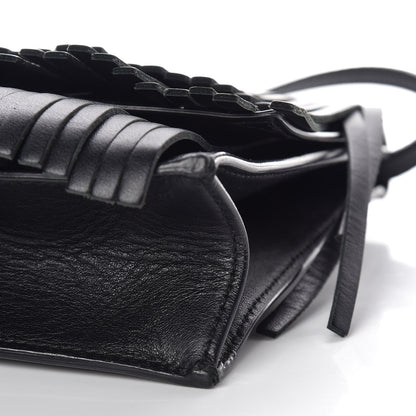 Proenza Schouler Calfskin Small Fringe Lunch Bag Black 6 of 12