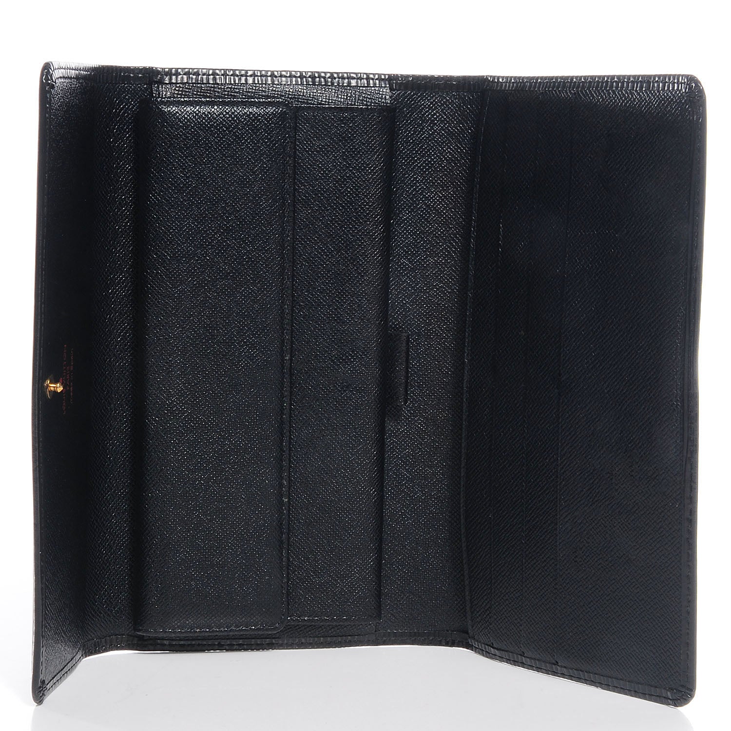Louis Vuitton Epi Porte Tresor International Wallet Black 6 of 8