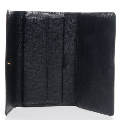 Louis Vuitton Epi Porte Tresor International Wallet Black 6 of 8