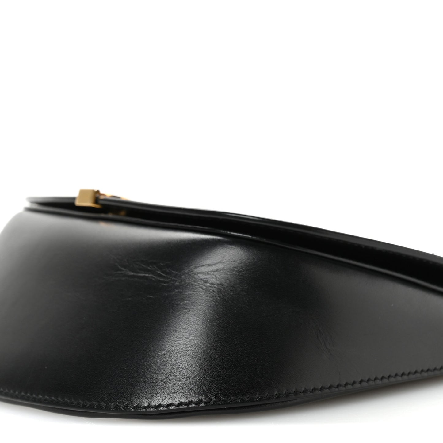 Box Calfskin Mini Voltaire Top Handle Bag Black