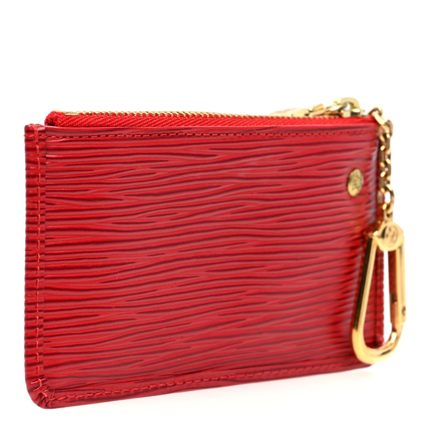 Epi Key Pouch Castillan Red