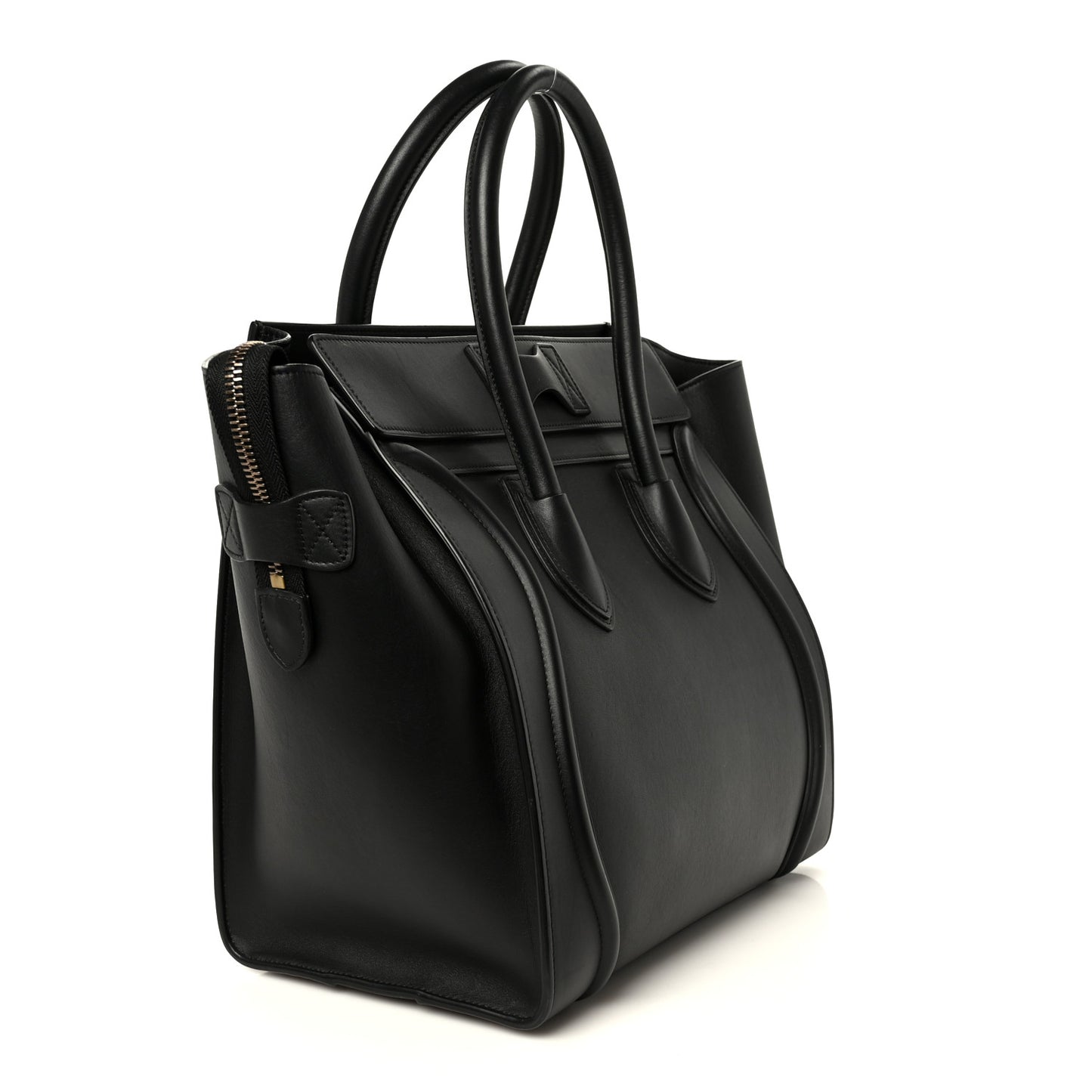 Smooth Calfskin Mini Luggage Black