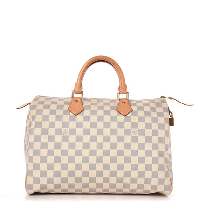 Louis Vuitton Damier Azur Speedy 35 1 of 9