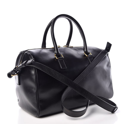 Saint Laurent Calfskin Classic Duffle 6 Black 4 of 15