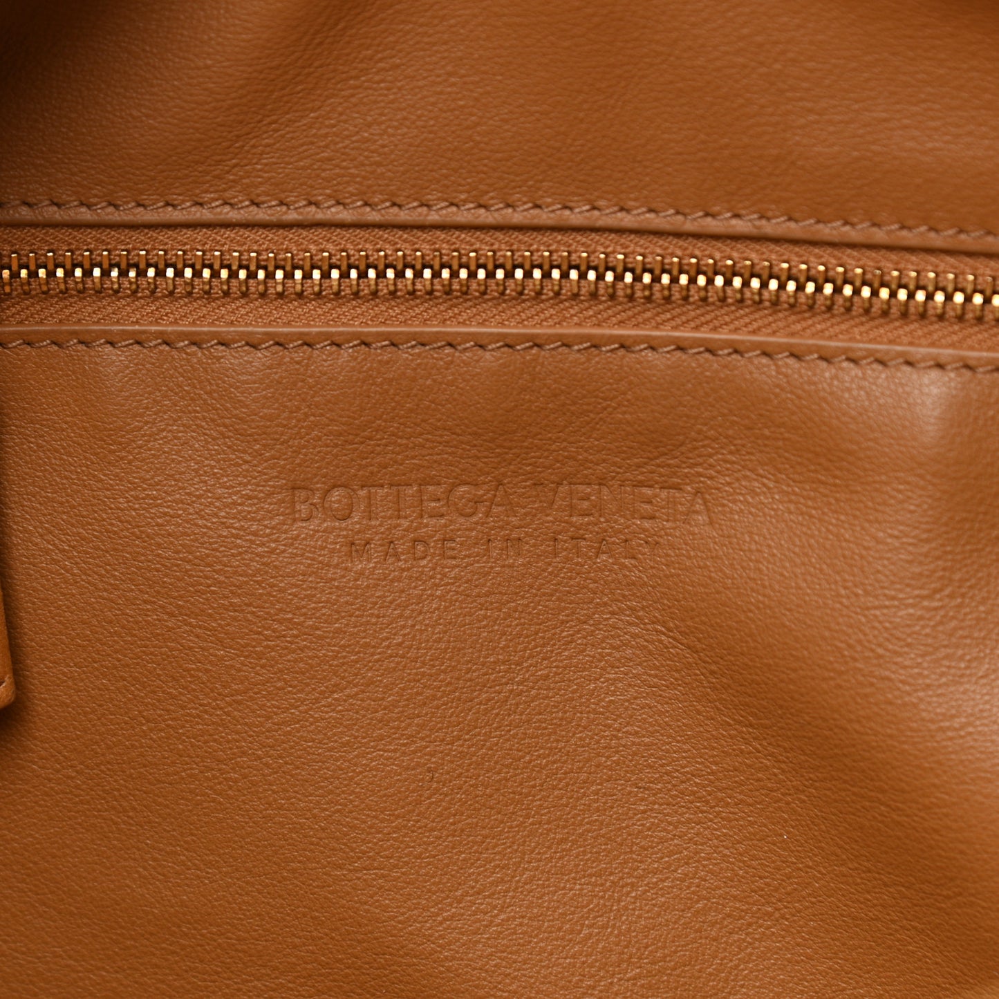 Nappa Intrecciato Small Jodie Caramel