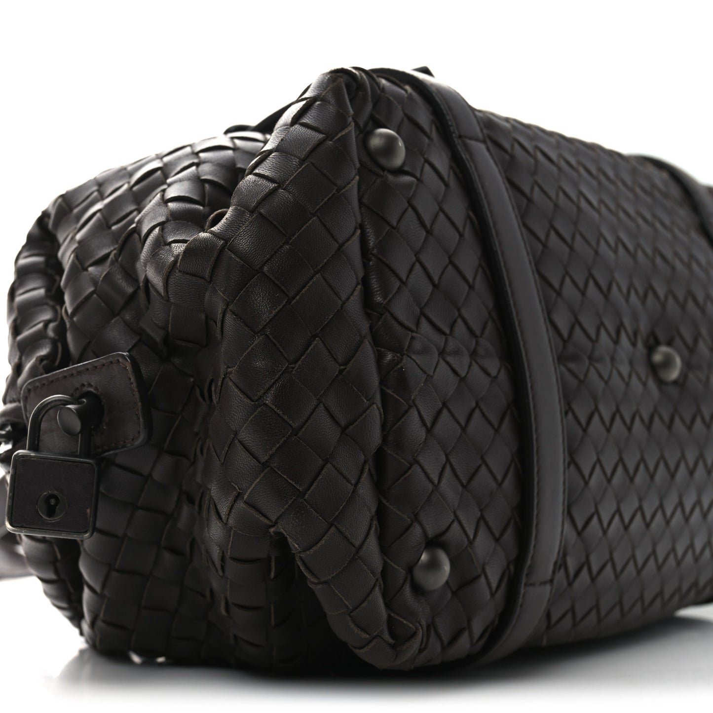 Nappa Intrecciato Montaigne Bag Ebano