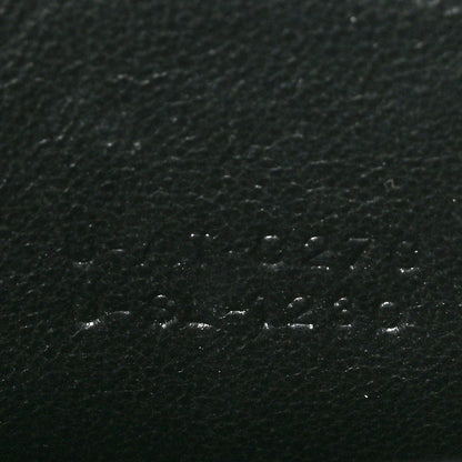 Celine Calfskin Lambskin Canvas Jacquard Floral Nano Luggage Black 7 of 11