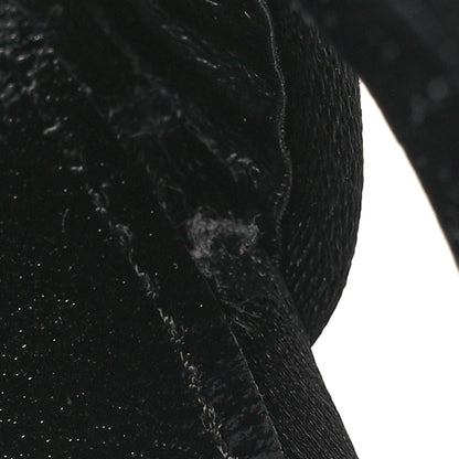 Saint Laurent Crepe Satin Crystal Opyum Mules 39.5 Black 11 of 12
