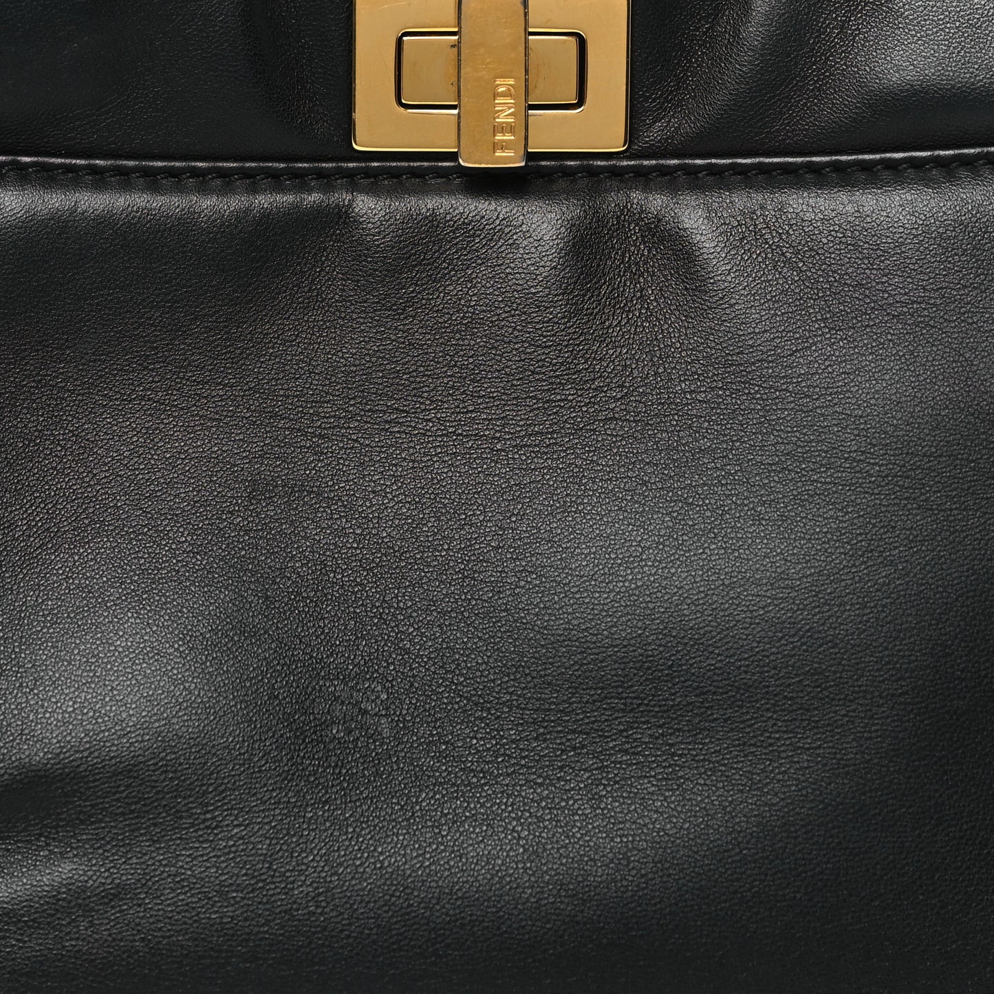 Nappa Mini Peekaboo Iconic Satchel Black
