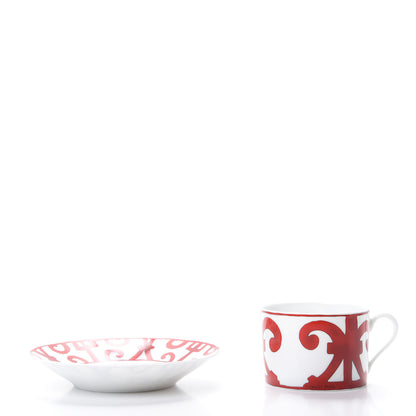 Hermes Porcelain Balcon du Guadalquivir Tea Cup and Saucer Set of 2 3 of 7