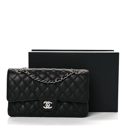 Chanel Caviar Quilted Medium Double Flap Black 11 of 11
